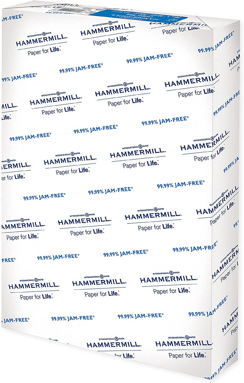 Hammermill Printer Paper, 20 Lb Copy Paper, 8.5 x 11 - 8 Ream (4,000 Sheets) - 92 Bright, Made in the USA Electronics > Print, Copy, Scan & Fax > Printer, Copier & Fax Machine Accessories Hammermill Ledger (11x17) 1 Ream | 500 Sheets 