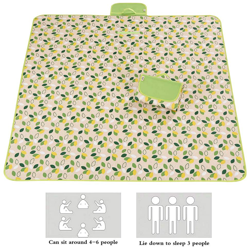 Outdoor Picnic Blanket, Super Large Sand and Waterproof Portable Camping mat, Suitable for Camping and Hiking Holiday Lawn Park Beach mat (57"×78.7”, Little Flying Leaf) Home & Garden > Lawn & Garden > Outdoor Living > Outdoor Blankets > Picnic Blankets zhurui   