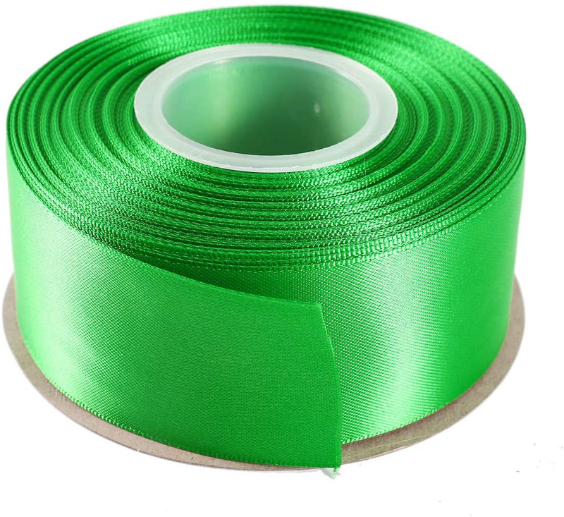 ITIsparkle 11/2" Inch Double Faced Satin Ribbon 25 Yards-Roll Set for Gift Wrapping Party Favor Hair Braids Hair Bow Baby Shower Decoration Floral Arrangement Craft Supplies, Vanilla Ribbon Arts & Entertainment > Hobbies & Creative Arts > Arts & Crafts > Art & Crafting Materials > Embellishments & Trims > Ribbons & Trim ITIsparkle Emerald  