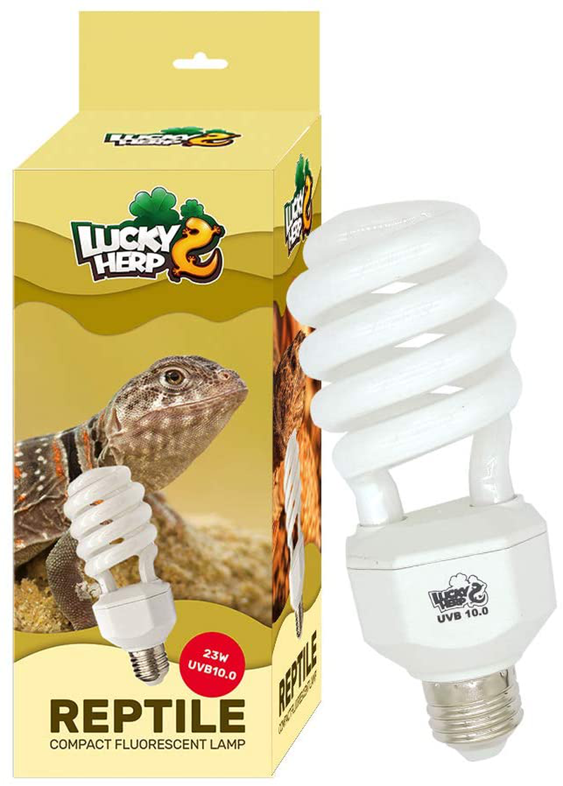 LUCKY HERP UVA UVB Reptile Light 5.0, Tropical UVB 100 Compact Fluorescent Lamp 15W Animals & Pet Supplies > Pet Supplies > Reptile & Amphibian Supplies > Reptile & Amphibian Habitat Heating & Lighting LUCKY HERP UVB10.0 23W  