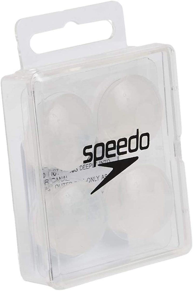 Speedo Silicone Ear Plugs Sporting Goods > Outdoor Recreation > Boating & Water Sports > Swimming Speedo White One Size 