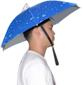 NEW-Vi Umbrella Hat, 25 inch Hands Free Umbrella Cap for Adults and Kids, Fishing Golf Gardening Sunshade Outdoor Headwear (Blue/Silver 2 Pcs) Home & Garden > Lawn & Garden > Outdoor Living > Outdoor Umbrella & Sunshade Accessories NEW-Vi Blue  