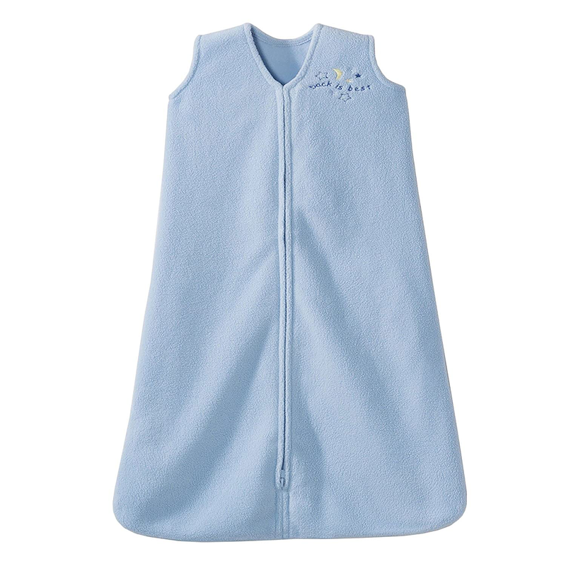 HALO Sleepsack Micro-Fleece Wearable Blanket, TOG 1.0, Grey, Medium Apparel & Accessories > Costumes & Accessories > Costumes HALO Baby Blue Large (Pack of 1) 