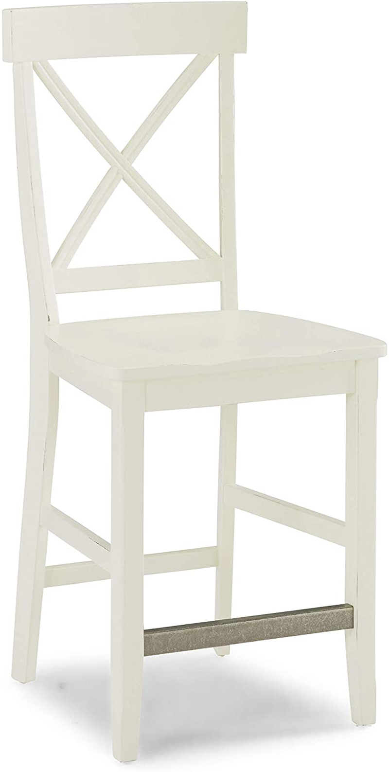 Nantucket White Kitchen Island by Home Styles Home & Garden > Kitchen & Dining > Food Storage Home Styles Counter Stool  