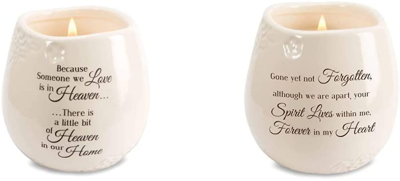Pavilion Gift Company 19177 In Memory of Loved One Ceramic Soy Wax Candle Home & Garden > Decor > Home Fragrances > Candles Pavilion Gift Company Candle + Gone Yet Not Forgotten Candle  