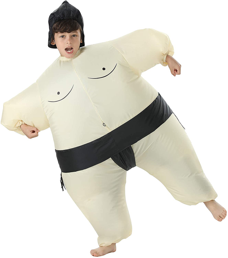 TOLOCO Inflatable Costume for Kids, Sumo Wrestler Inflatable, Sumo Costume, Inflatable Halloween Costumes, Blow up Costume for Kids, Kids Inflatable Costume Apparel & Accessories > Costumes & Accessories > Costumes TOLOCO   
