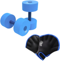 Sunlite Sports High-Density EVA-Foam Dumbbell Set, Water Weight, Soft Padded, Water Aerobics, Aqua Therapy, Pool Fitness, Water Exercise Sporting Goods > Outdoor Recreation > Boating & Water Sports > Swimming Sunlite Sports Aqua Fitness Medium Dumbbell And Glove  