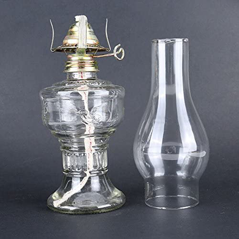 NEW 32CM Glass Transparent Kerosene lamp Vintage Retro Buddha Glass Wedding Festival Decoration Oil Lamps Home & Garden > Lighting Accessories > Oil Lamp Fuel zhongmanying   