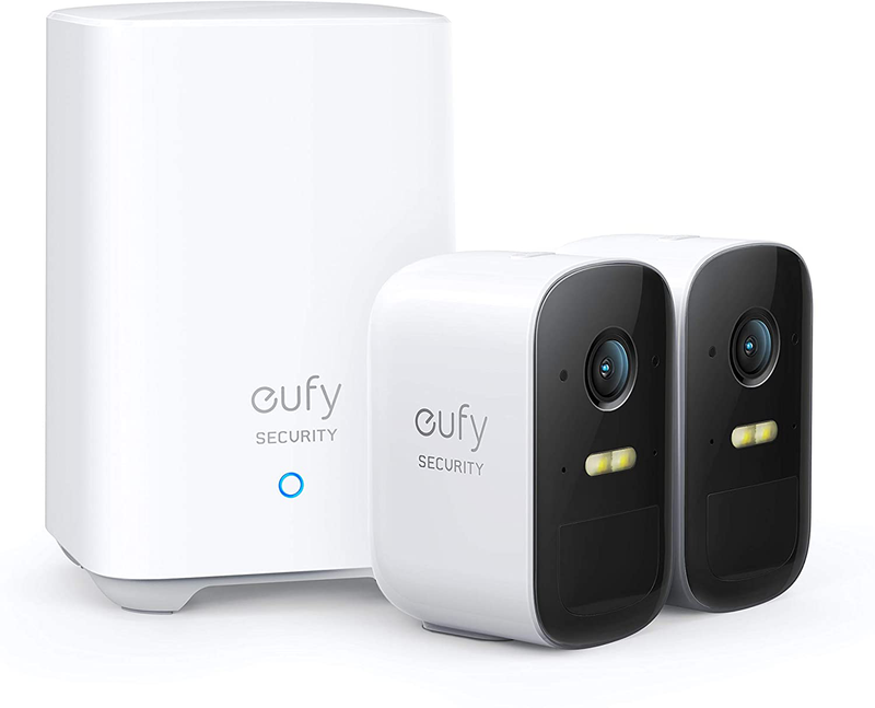 eufy Security, eufyCam 2C 2-Cam Kit, Security Camera Outdoor, Wireless Home Security System with 180-Day Battery Life, HomeKit Compatibility, 1080p HD, IP67, Night Vision, No Monthly Fee Cameras & Optics > Cameras > Surveillance Cameras eufy security 2-Cam Kit  