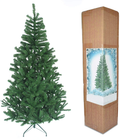 SHATCHI Alaskan Pine Black/Green/White Christmas Bushy Looking Artificial Tree with Metal Stand Xmas Home Décor, 7Ft/210CM Home & Garden > Decor > Seasonal & Holiday Decorations > Christmas Tree Stands Shatchi Green 7Ft/210CM 