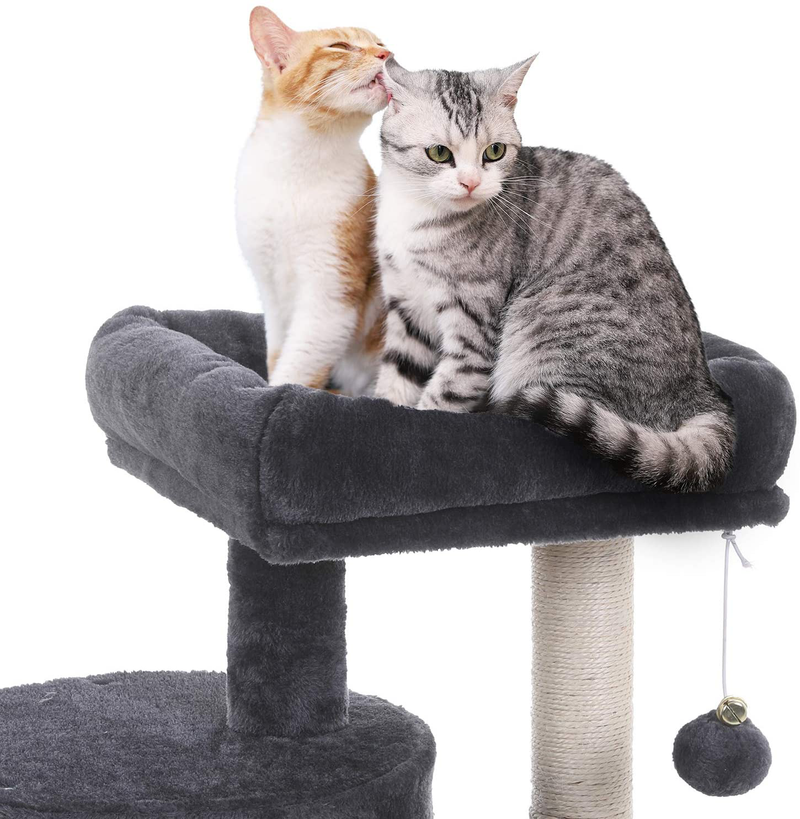 FEANDREA Cat Tree with Sisal-Covered Scratching Posts for Kitten Animals & Pet Supplies > Pet Supplies > Cat Supplies > Cat Beds FEANDREA   