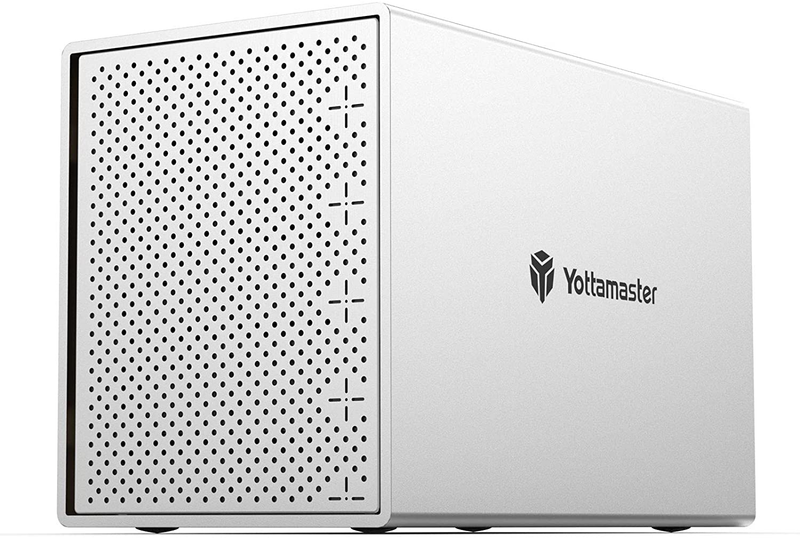 Yottamaster Aluminum Alloy 3.5" Type C 2 Bay External Hard Drive Enclosure USB3.1 GEN1 for 3.5 Inch SATA HDD Support UASP,Mac Style Designed for Personal Storage at Home&Office- [PS200C3] Electronics > Electronics Accessories > Computer Components > Storage Devices > Hard Drive Accessories > Hard Drive Enclosures & Mounts Yottamaster 5 Bay/80TB USB3.1 RAID 