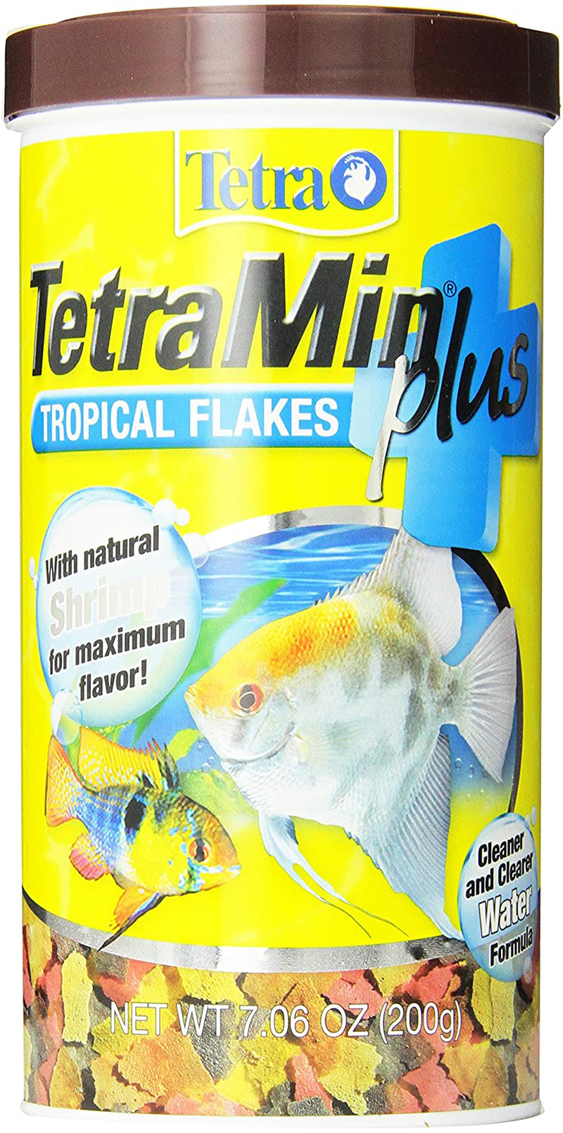 TetraMin Plus Tropical Flakes, Cleaner and Clearer Water Formula Animals & Pet Supplies > Pet Supplies > Fish Supplies > Fish Food Tetra 7.06 Ounce (Pack of 1)  