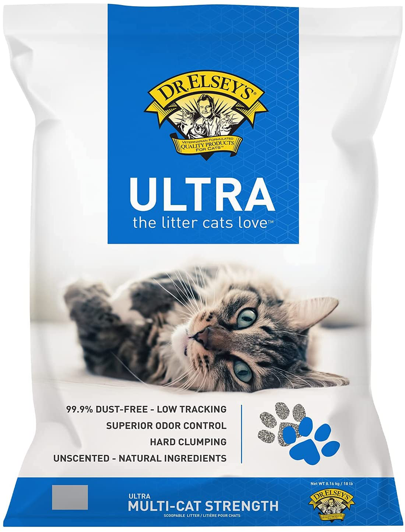 Dr. Elsey's Precious Cat Ultra Cat Litter, 18 pound bag Animals & Pet Supplies > Pet Supplies > Cat Supplies > Cat Litter Dr. Elsey's .Unscented  