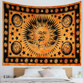 The Art Box Indie Room Decor Aesthetic Tapestry For Bedroom Wall Decor Boho Wall Art Beach Blanket Living Room Trippy Wall Hanging Tie Dye Hippie Moon Tapestry , Rainbow , 220x230 Cms  THE ART BOX Yellow Queen (230 x 220 Cms / 88 x 85 Inches) 