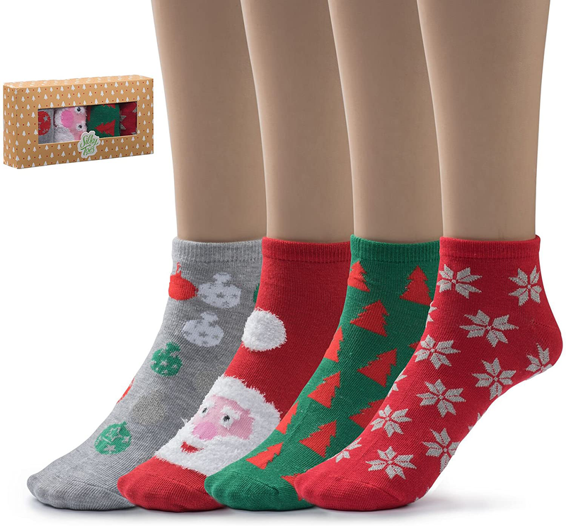 Silky Toes Womens Colorful Low Cut Socks Casual No Show Socks, 10 Pairs per pack Home & Garden > Decor > Seasonal & Holiday Decorations& Garden > Decor > Seasonal & Holiday Decorations KOL DEALS Holiday- Jingle (4 Pairs Per Box) 9-11 