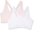 Hanes Women's X-Temp ComfortFlex Fit Pullover Bra MHH570 2-Pack ApparApparel & Accessories > Clothing > Underwear & Socks > Brasel & Accessories > Clothing > Underwear & Socks > Bras Hanes Bras White/Pink Lilac Large 