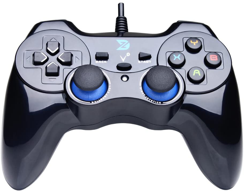 ZD-V+ USB Wired Gaming Controller Gamepad for PC/Laptop Computer(Windows XP/7/8/10) & PS3 & Android & Steam - [Black] Electronics > Electronics Accessories > Computer Components > Input Devices > Game Controllers > Gaming Pads ZD Default Title  