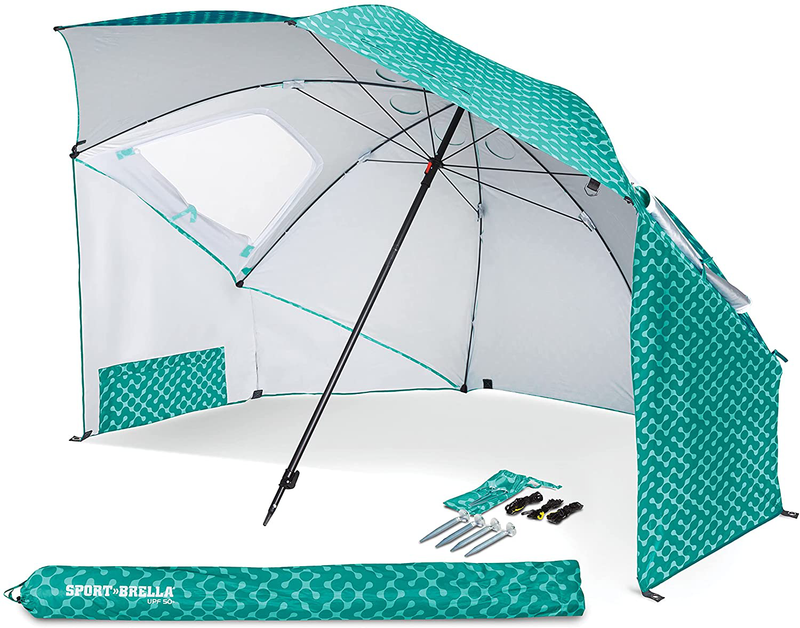 Sport-Brella Vented SPF 50+ Sun and Rain Canopy Umbrella for Beach and Sports Events (8-Foot) Home & Garden > Lawn & Garden > Outdoor Living > Outdoor Umbrella & Sunshade Accessories Sport-Brella   