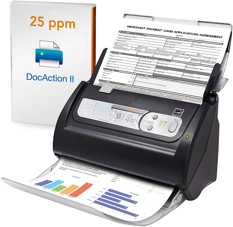 Plustek PS186 High Speed Document Scanner, with Auto Document Feeder (ADF). For Windows 7 / 8 / 10 Electronics > Print, Copy, Scan & Fax > Scanners plustek Default Title  