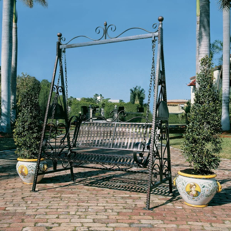 Design Toscano Rockaway Garden Swing