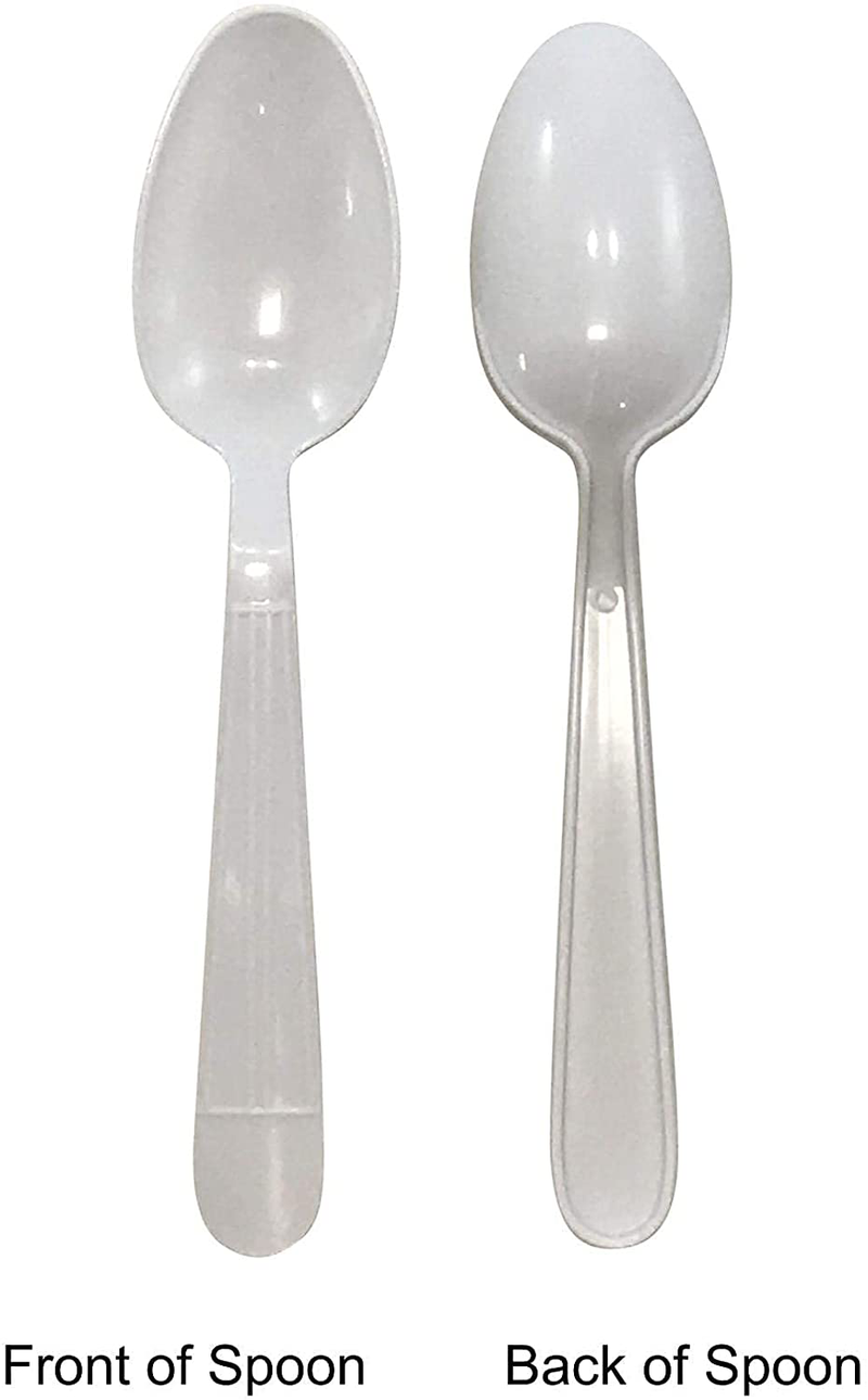 Faithful Supply 50 Plastic Cutlery Packets - Heavy Duty Knife Fork Spoon Napkin Salt Pepper Sets - White Plastic Silverware - Individually Wrapped Kits - Bulk Utensil Set Disposable To Go (White 50) Home & Garden > Kitchen & Dining > Tableware > Flatware > Flatware Sets Faithful Supply   