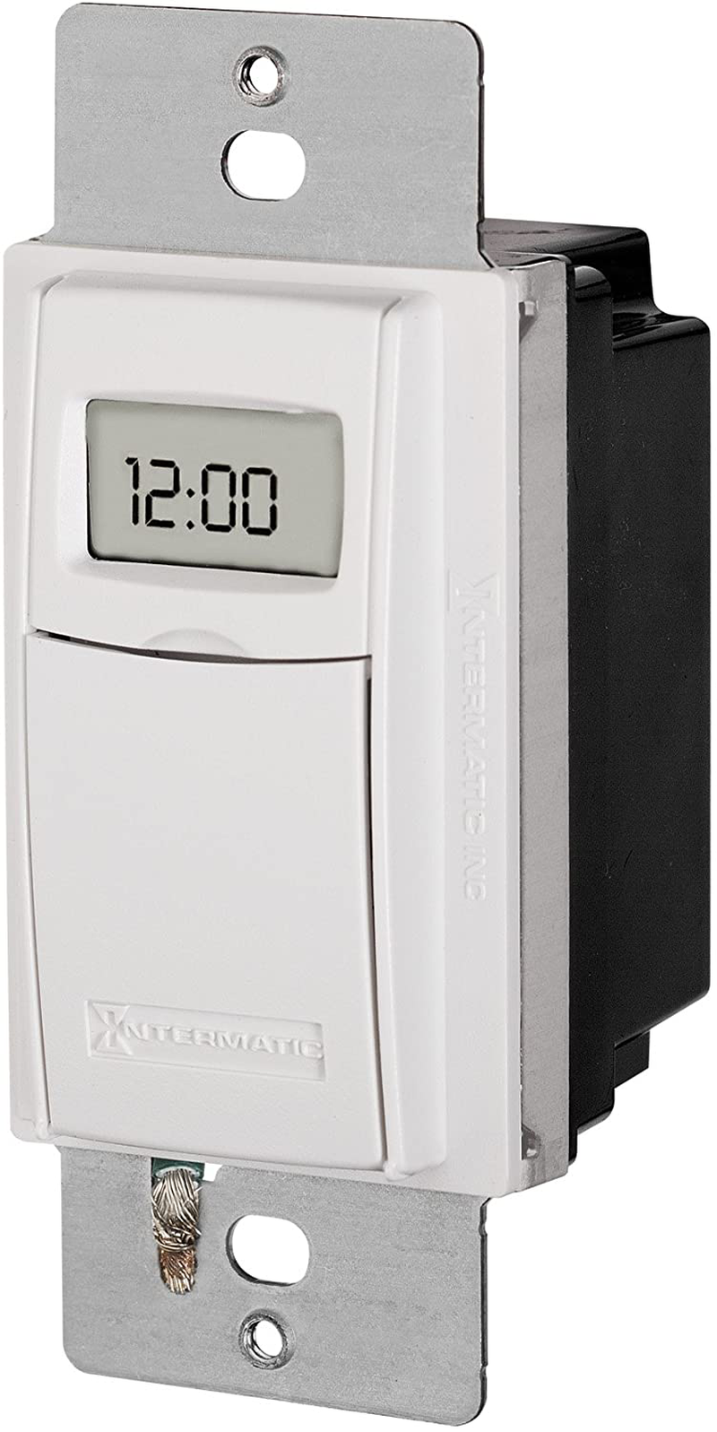 Intermatic ST01 7 Day Programmable In Wall Digital Timer Switch for Lights and Appliances, Astronomic, Self Adjusting, Heavy Duty,White Home & Garden > Lighting Accessories > Lighting Timers Intermatic Default Title  