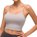 Lemedy Women Padded Sports Bra Fitness Workout Running Shirts Yoga Tank Top Apparel & Accessories > Clothing > Underwear & Socks > Bras Lemedy Light Grey XX-Large 