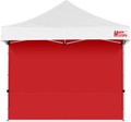 MASTERCANOPY Instant Canopy Tent Sidewall for 10x10 Pop Up Canopy, 1 Piece, White Home & Garden > Lawn & Garden > Outdoor Living > Outdoor Structures > Canopies & Gazebos MASTERCANOPY Burgundy 10x10 