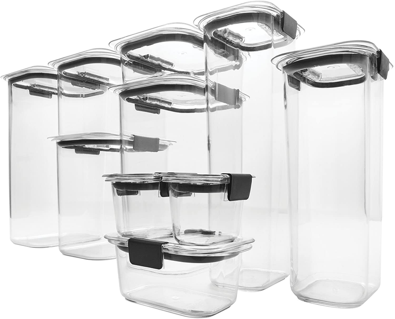 Rubbermaid Brilliance Pantry Organization & Food Storage Containers with Airtight Lids, Set of 10 (20 Pieces Total) Home & Garden > Kitchen & Dining > Food Storage Rubbermaid   