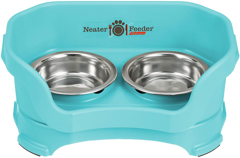 Neater Pet Brands - Neater Feeder Deluxe Dog and Cat Variations and Colors Animals & Pet Supplies > Pet Supplies > Cat Supplies Neater Pet Brands Aquamarine Cat 