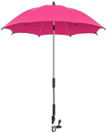 Silfrae Baby Stroller Umbrella UV Rays Umbrella Rainproof Parasol Home & Garden > Lawn & Garden > Outdoor Living > Outdoor Umbrella & Sunshade Accessories Silfrae Baby Stroller Umbrella Rose  