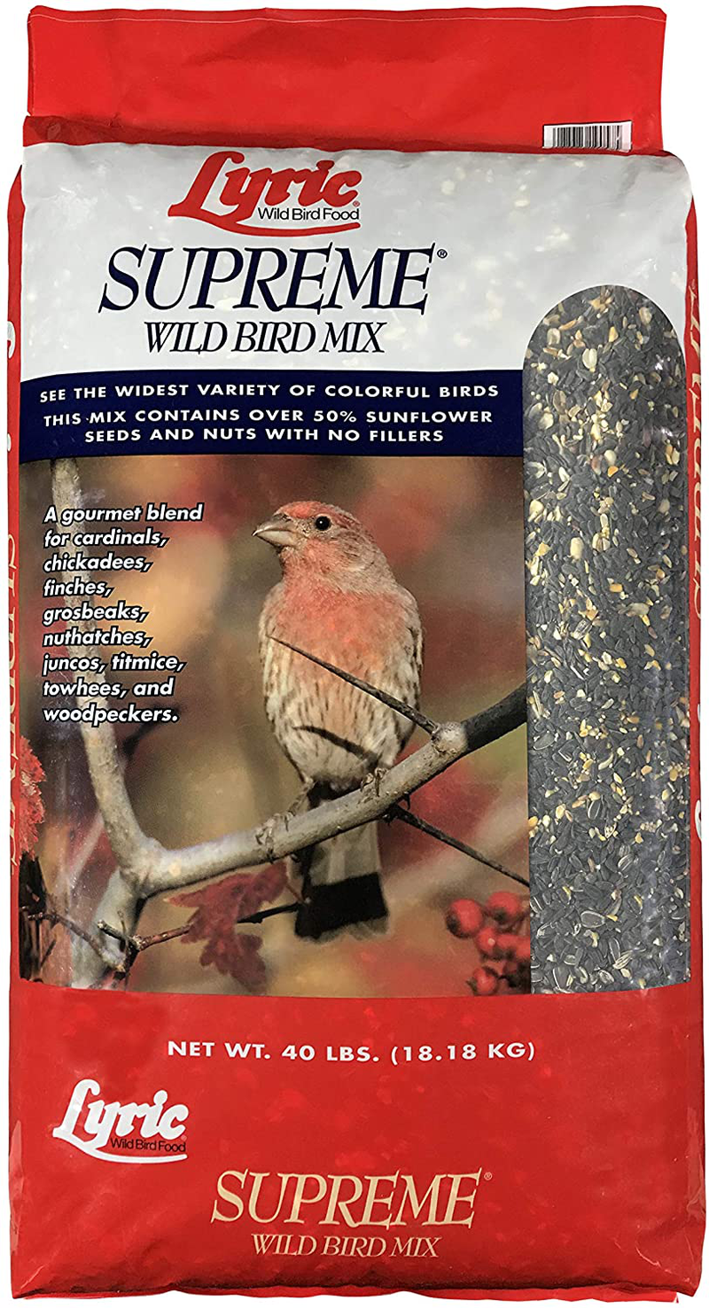 Lyric 2647414 Supreme Wild Bird Mix - 4.5 lb. Animals & Pet Supplies > Pet Supplies > Bird Supplies > Bird Food Lyric 40 lb.  