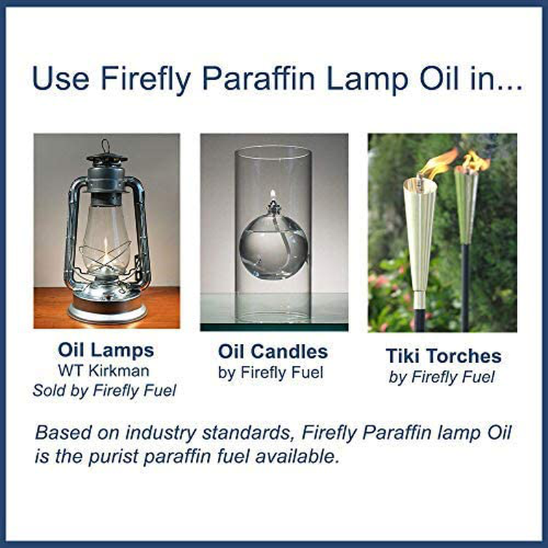 Firefly Kosher Candle and Lamp Oil - Smokeless & Odorless Base - Eucalyptus Scent - Ultra Clean Burning - Liquid Paraffin Fuel - Highest Purity Available - 32 oz Home & Garden > Lighting Accessories > Oil Lamp Fuel Firefly Fuel, Inc.   