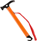 REDCAMP Aluminum Camping Hammer with Hook, 12" Portable Lightweight Multi-Functional Tent Stake Hammer for Outdoor,Black/Red/Orange/Blue Sporting Goods > Outdoor Recreation > Camping & Hiking > Camping Tools REDCAMP Orange  
