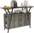 Kitchen Island with Storage Buffet Table Coffee Cabinet Freestanding Console Table with Cupboard Storage Cabinet with Adjustable Shelf inside for Kitchen Dinning Room Living Room Entryway Hallway Home & Garden > Kitchen & Dining > Food Storage Bestier Grey  