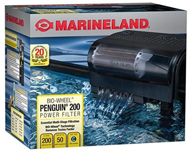 MarineLand Penguin Bio-Wheel Power Filter Animals & Pet Supplies > Pet Supplies > Fish Supplies > Aquarium Filters MarineLand 30-50 Gallon, 200 GPH  