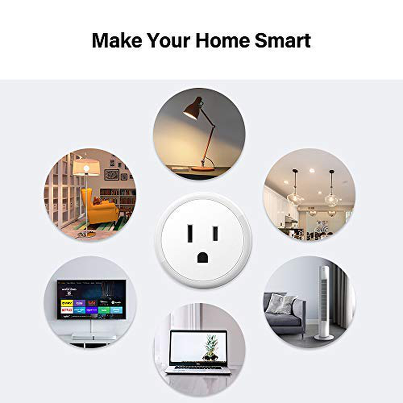 Smart Plugs That Work with Alexa Echo Google Home for Voice Control, Aoycocr Smart Home Mini WiFi Outlet with Timer Remote Control Function, No Hub Required, ETL FCC Listed 4 Pack, 2.4GHz Network Home & Garden > Kitchen & Dining > Kitchen Appliances Aoycocr   