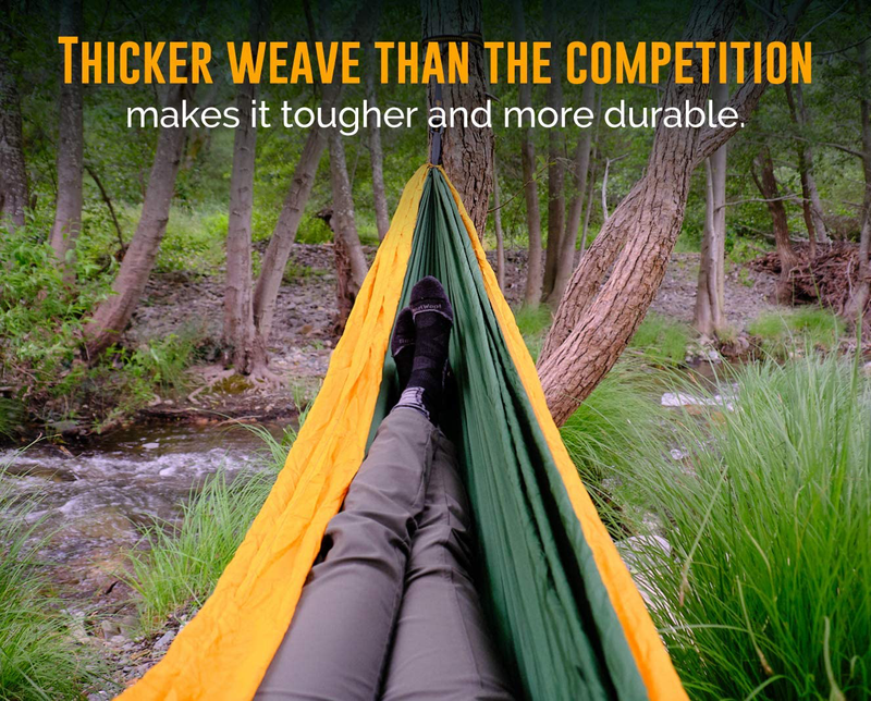 Ryno Tuff Camping Hammock with Mosquito Net And Rain Fly - Double Hammock with Bug Net and Tarp, Reinforced Not to Tear But Still Lightweight, Extra Pocket, Safe Tree Straps, and Heavy Duty Carabiners Home & Garden > Lawn & Garden > Outdoor Living > Hammocks Ryno Tuff   