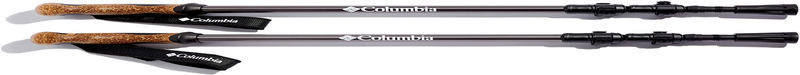 Columbia Collapsible Aluminum Trekking Poles, Set of 2, Black