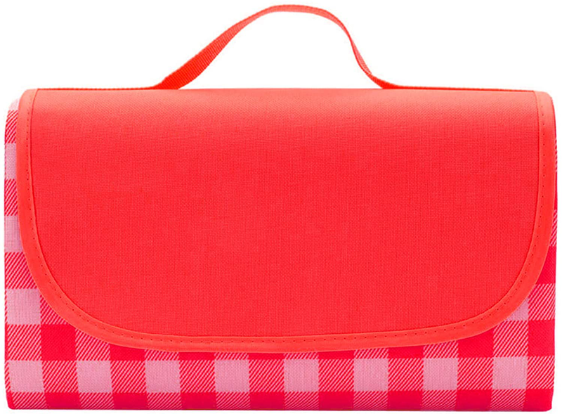 Picnic Blanket, 79''x79'' Extra Large Beach Mat Waterproof Sandproof for 6-8 People, Oversized Foldable Camping Blankets, Machine Washable, Thick Soft for Camping, Hiking, Travel, Music Festival Home & Garden > Lawn & Garden > Outdoor Living > Outdoor Blankets > Picnic Blankets shanghaiyishun 79.0 Inches RED 79*79" 