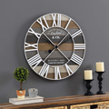 FirsTime & Co. Maritime Planks Wall Clock, 24", Multicolor Home & Garden > Decor > Clocks > Wall Clocks FirsTime & Co. Gray  