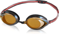 Speedo Unisex-Adult Swim Goggles Mirrored Vanquisher 2.0 Sporting Goods > Outdoor Recreation > Boating & Water Sports > Swimming > Swim Goggles & Masks Speedo Black/Amber  