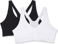 Hanes Women's X-Temp ComfortFlex Fit Pullover Bra MHH570 2-Pack ApparApparel & Accessories > Clothing > Underwear & Socks > Brasel & Accessories > Clothing > Underwear & Socks > Bras Hanes Bras White/Black Large 