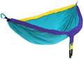 ENO, Eagles Nest Outfitters DoubleNest Lightweight Camping Hammock, 1 to 2 Person, Seafoam/Grey Home & Garden > Lawn & Garden > Outdoor Living > Hammocks ENO Yellow/Teal/Purple Standard Packaging 