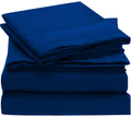 Mellanni California King Sheets - Hotel Luxury 1800 Bedding Sheets & Pillowcases - Extra Soft Cooling Bed Sheets - Deep Pocket up to 16" - Wrinkle, Fade, Stain Resistant - 4 PC (Cal King, Persimmon) Home & Garden > Linens & Bedding > Bedding Mellanni Imperial Blue Twin 