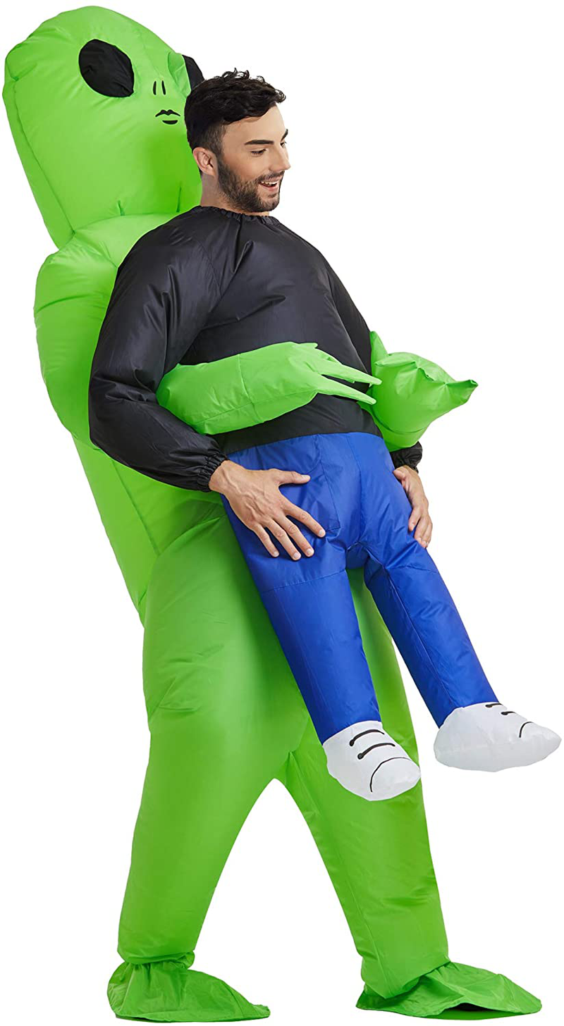 TOLOCO Inflatable Alien Costume Adult, Inflatable Costume Adult, Inflatable Halloween Costumes for Men, Alien Blow up Costumes for Adults Apparel & Accessories > Costumes & Accessories > Costumes TOLOCO   