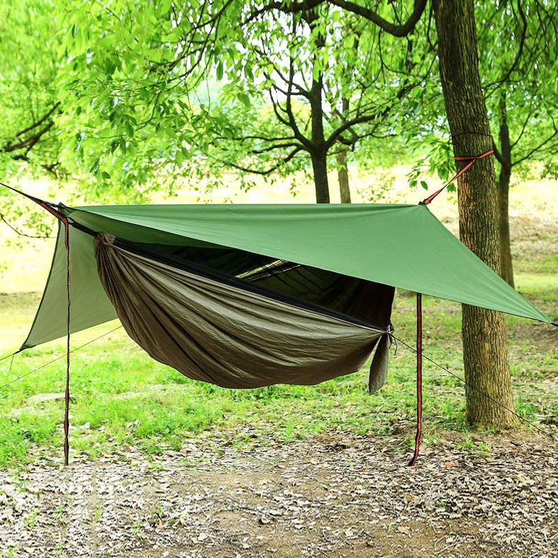 Portable Camping Hammock Set, Single Double Hammock, Insect net, Shade Tent, high-Strength Parachute Cloth Hammock Home & Garden > Lawn & Garden > Outdoor Living > Hammocks YCD   