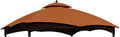 CoastShade Patio 10X12 Replacement Canopy Roof for Lowe's Allen Roth 10X12 Gazebo Backyard Double Top Gazebo #GF-12S004B-1（Khaki） Home & Garden > Lawn & Garden > Outdoor Living > Outdoor Structures > Canopies & Gazebos CoastShade Rust  