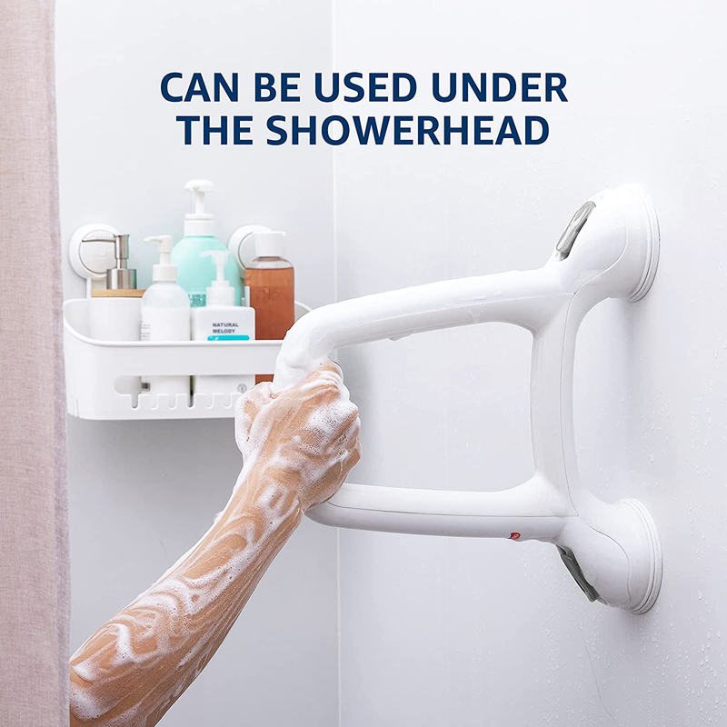 TAILI Suction Shower Grab Bar Bathroom Balance Handle Strong Hold Safety Grip Grab Bar for Handicap, Elderly, Senior, Injury, Assist Bath Hand Rail Support Holds up to 240LBS No Drilling Sporting Goods > Outdoor Recreation > Camping & Hiking > Portable Toilets & Showers TAILI   